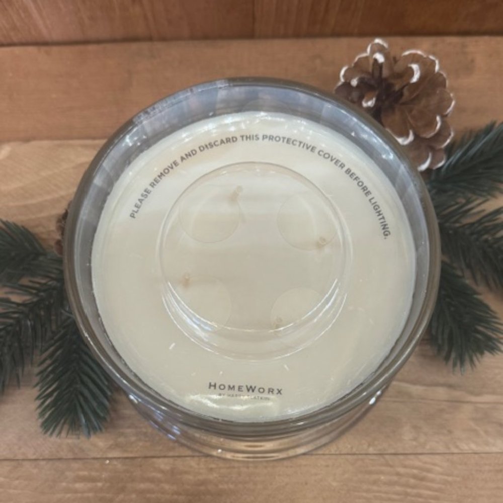 HomeWorx by Slatkin & Co Winter Fireside 18oz 4 Wick Candle - Picture 3 of 4